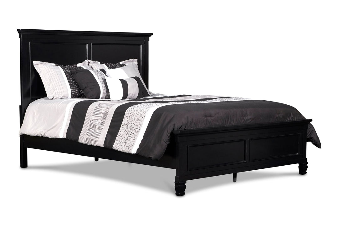 Tamarack 6/6-6/0 Ek/wk Headboard, Footboard & Slats- Black