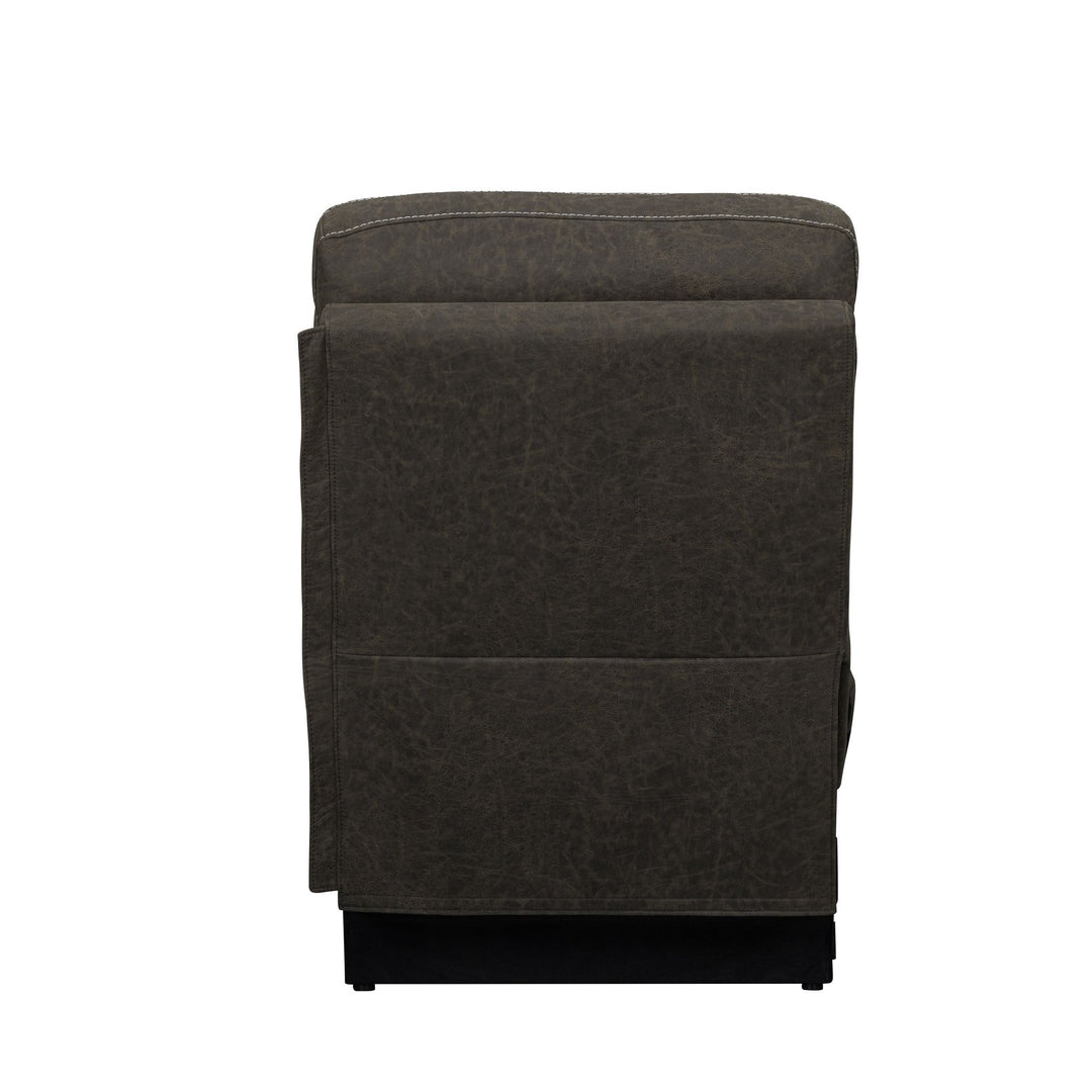 Gaia Armless Chair-Sable