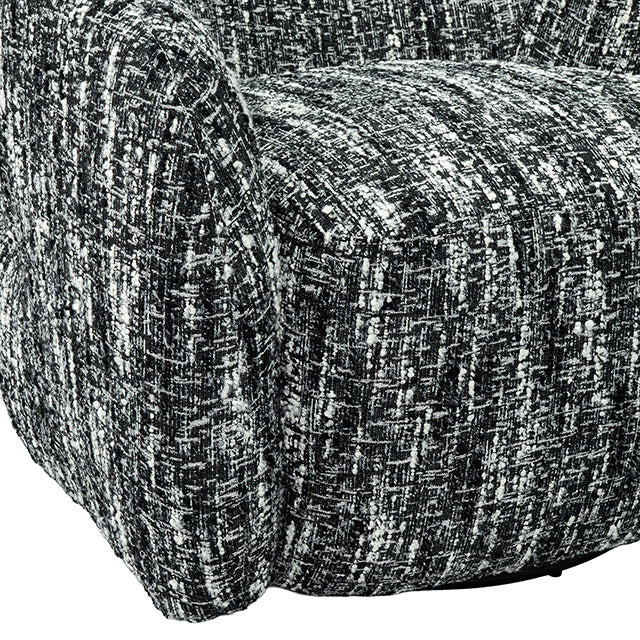 Pyrena Swivel Chair, Black - view 5