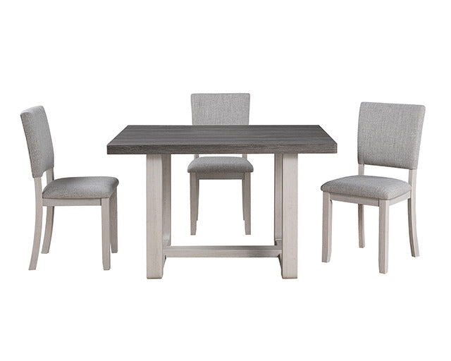 Sauro 5 Pc Dining Table Set, Gray - view 2