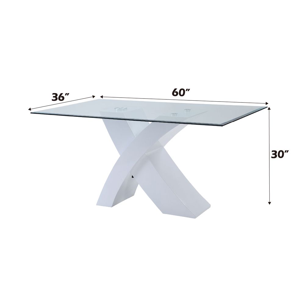 Pervis Dining Table – dimensions diagram