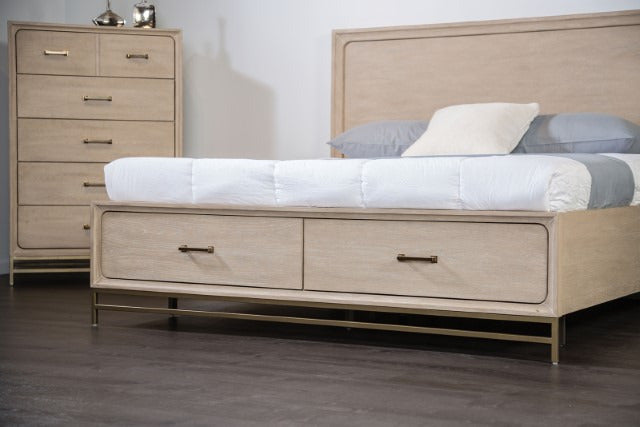Sandnes Bed, Light Oak - view 5