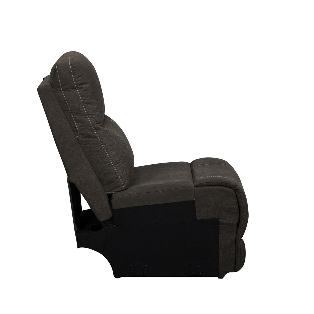 Gaia Armless Chair-Sable