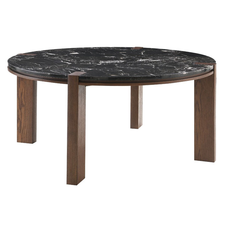 Estella Round Dining Table w/Marble Top – view 3