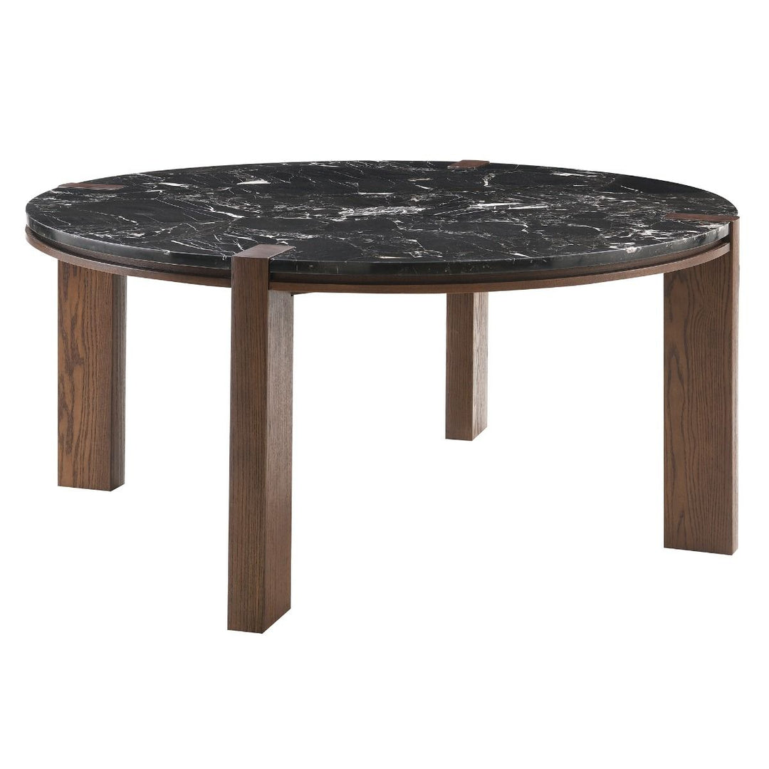 Estella Round Dining Table w/Marble Top – view 3