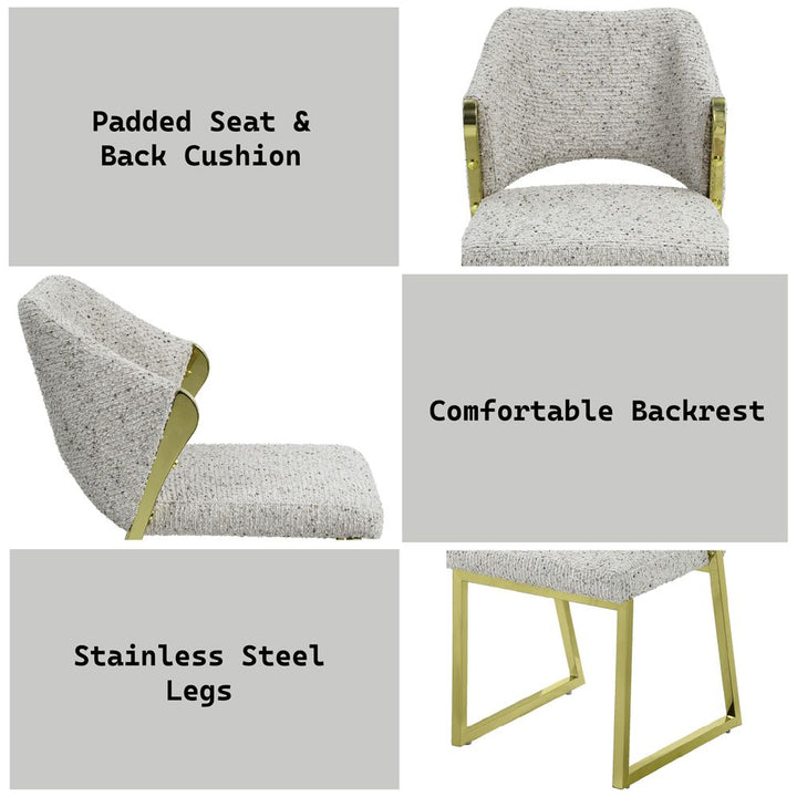 Galdesa Side Chair (SET-2) – features callout