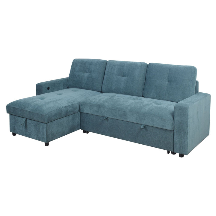 Greer Storage Chaise-Green