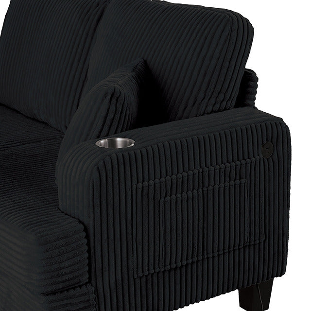 Moretaine Sofa, Black - view 2