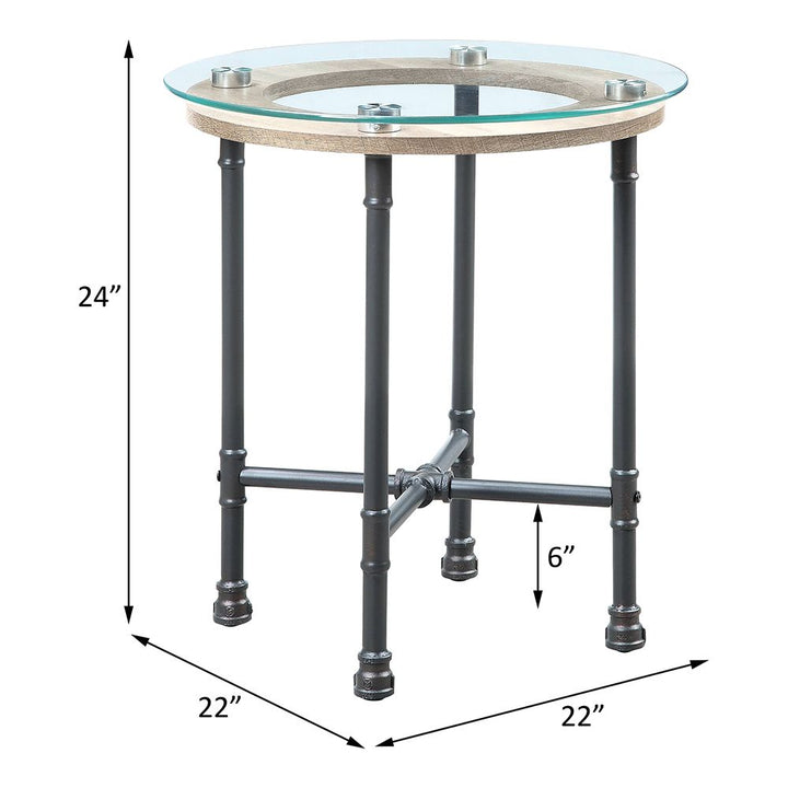 Brantley End Table – line drawing
