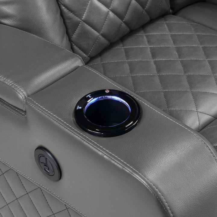 Alair Power Motion Recliner W/Bluetooth, Wireless Charger &amp; Cupholder – view 9