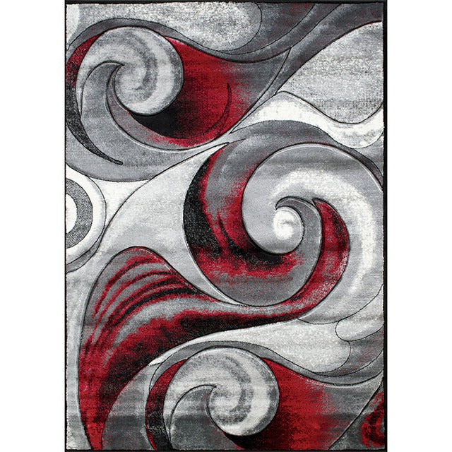 Niksar Area Rug, Red - view 4