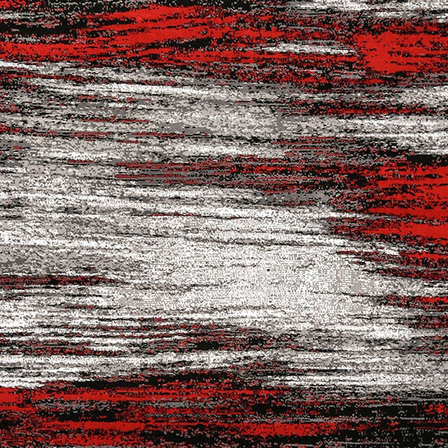 Sivas Area Rug, Gray/Red
