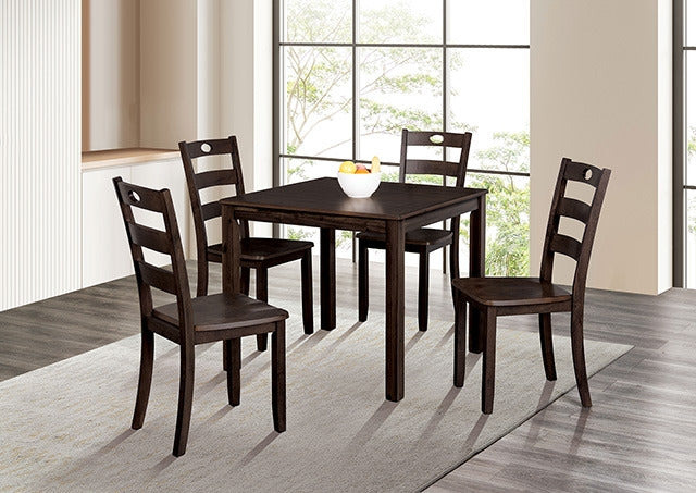 Lubbock 5 Pc. Dining Table Set, Espresso - view 2