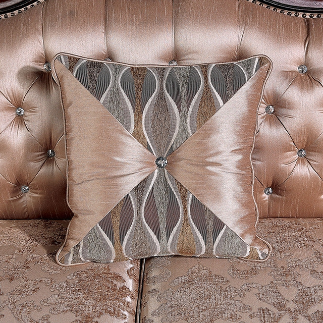 Veracruz Sofa, Light Brown/Dark Cherry - view 5
