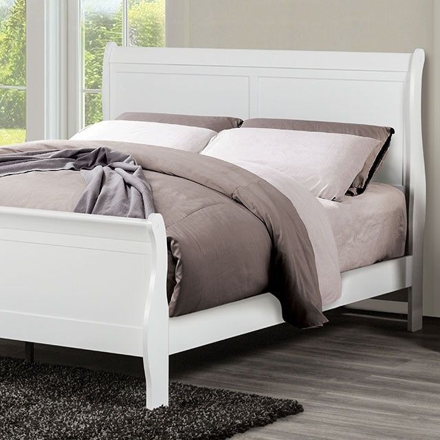 Louis Philippe 5 Pc Queen Bedroom Set, White - view 4