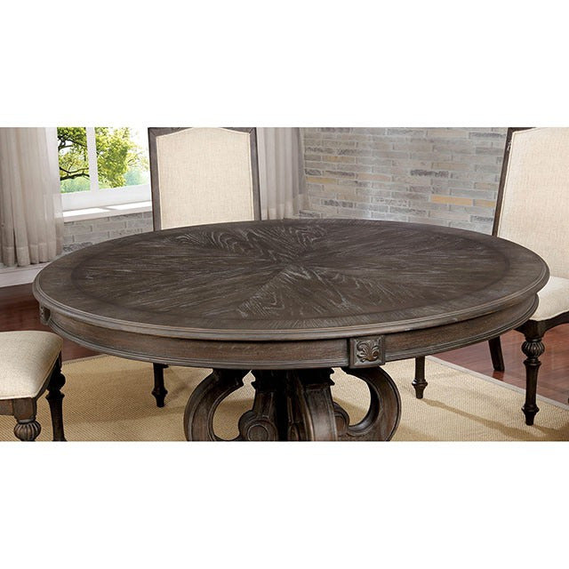 Arcadia 7 Pc Dining Table Set, Rustic Natural Tone/Ivory - view 5