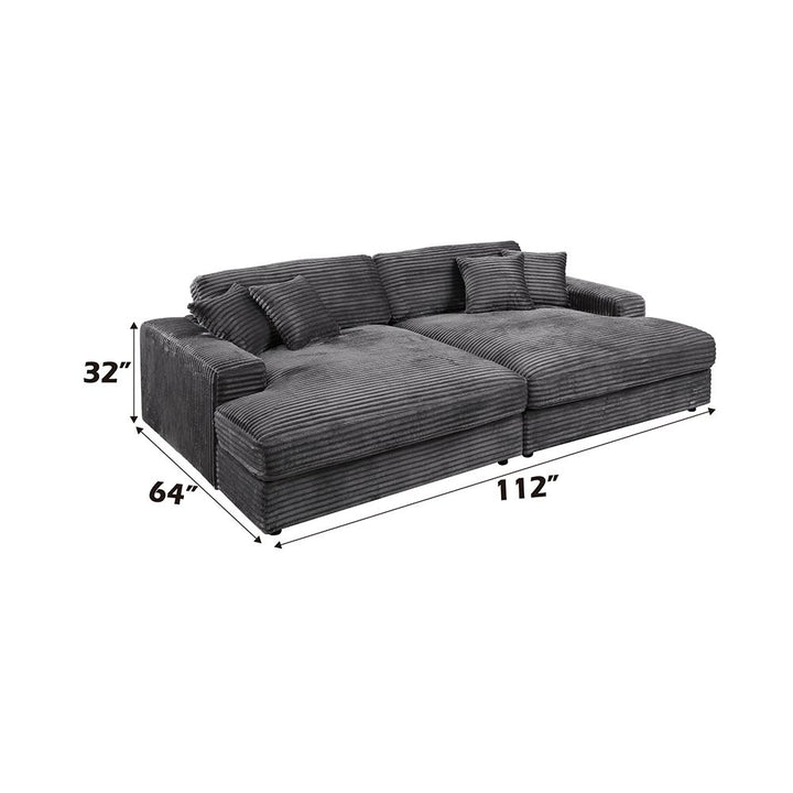Hilde Chaise w/2 Pillows – view 7