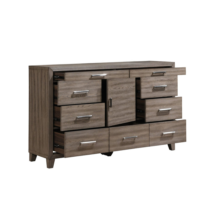 Harrisburg 9 Drawer Dresser-Walnut