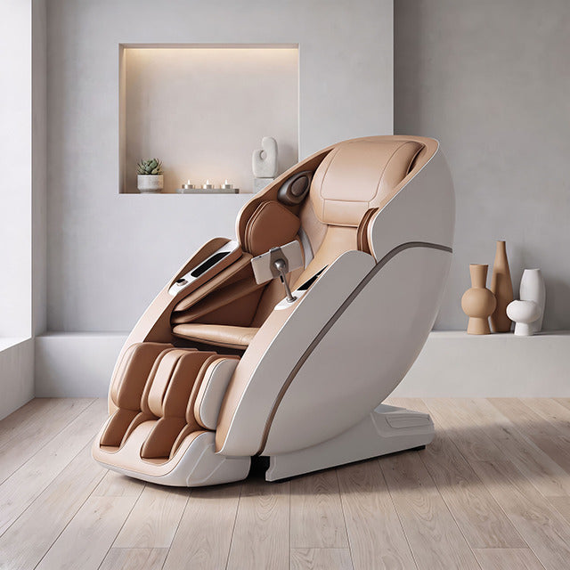 Pacifora Massage Chair, Brown