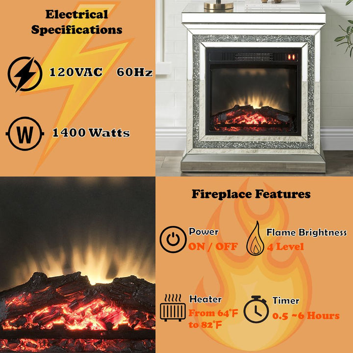 Noralie Fireplace – features callout