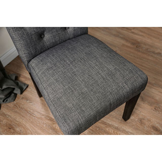 Alfred Side Chair, Antique Black/Gray - view 3