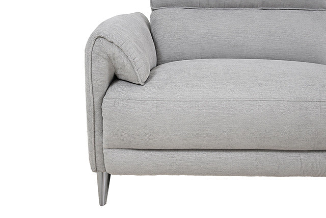 Brande Power Sectional, Right Chaise, Light Gray - view 4