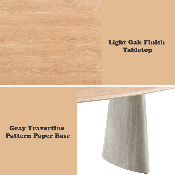 Ogin Dining Table – features callout