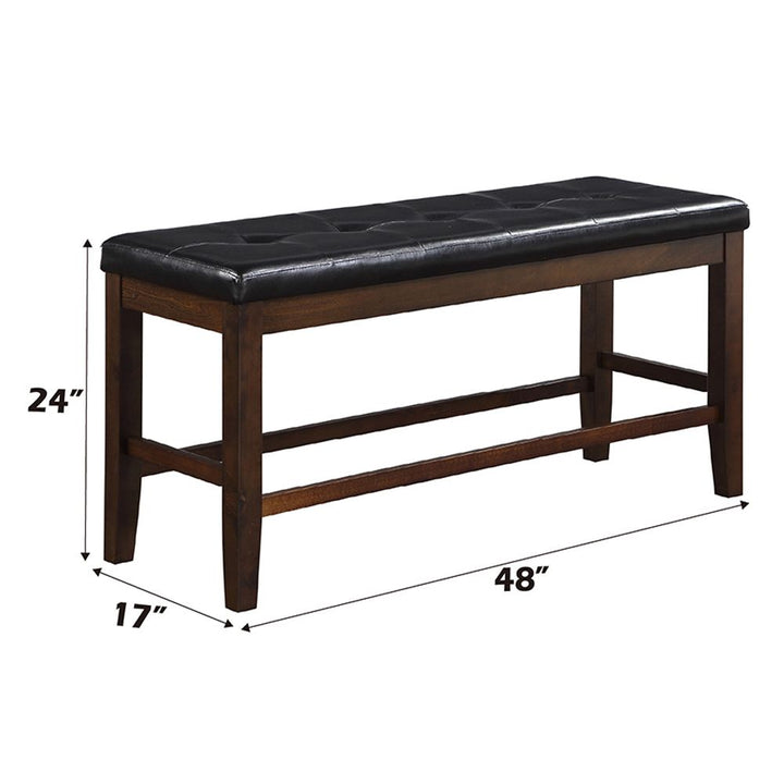 Urbana Counter Height Bench – dimensions diagram