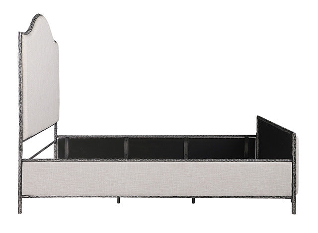 Vilna Bed, Gunmetal - view 2