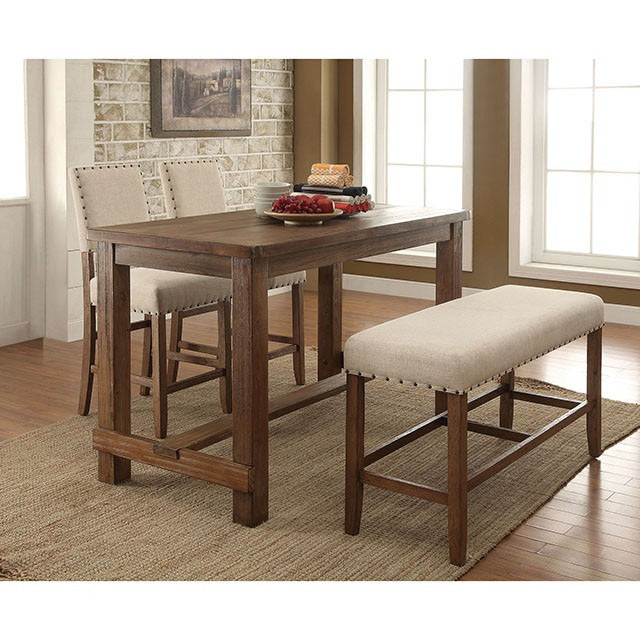 Sania Counter Ht. Table, Rustic Oak - view 2