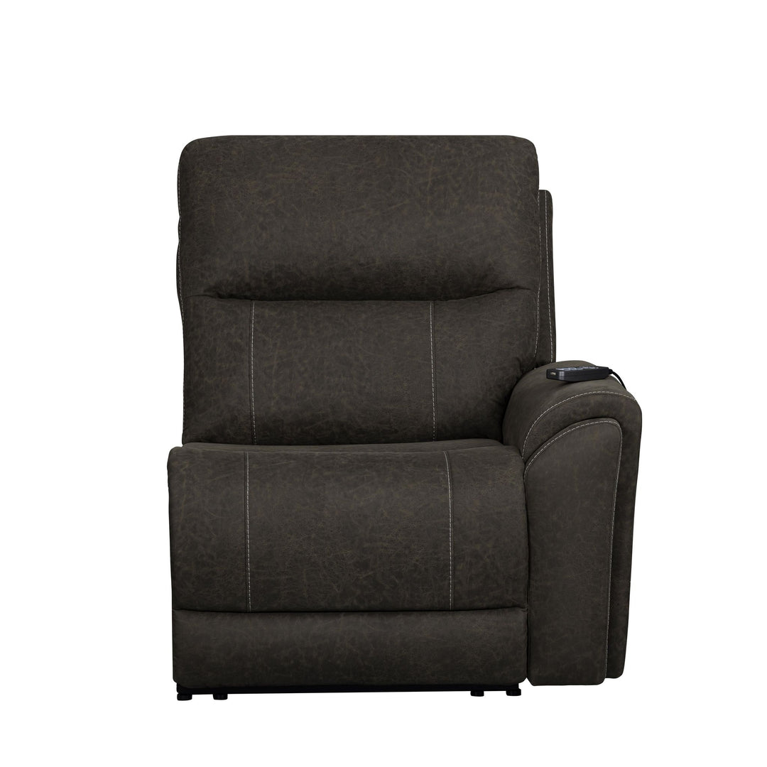Gaia Raf Recliner W/pwr Hr,fr,massage, Heat-Sable