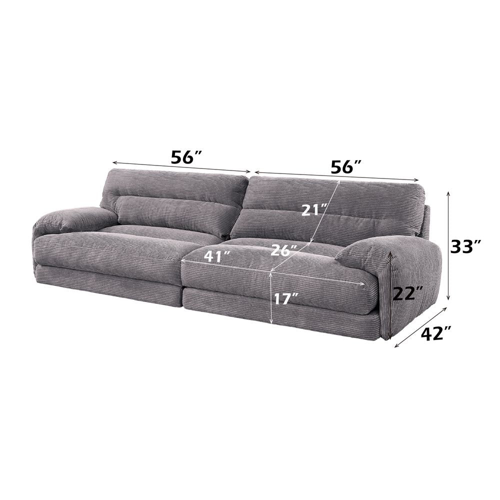 Cadenza Sofa – dimensions diagram
