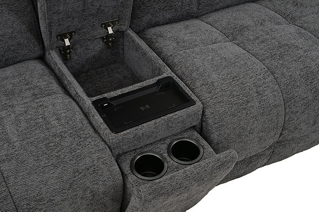Southwold Power Sectional, Dark Gray - view 3