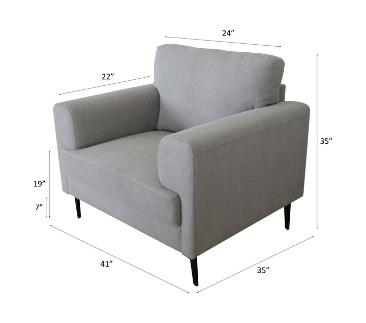 Kyrene Chair – line drawing