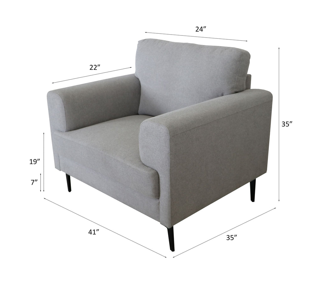 Kyrene Chair – line drawing