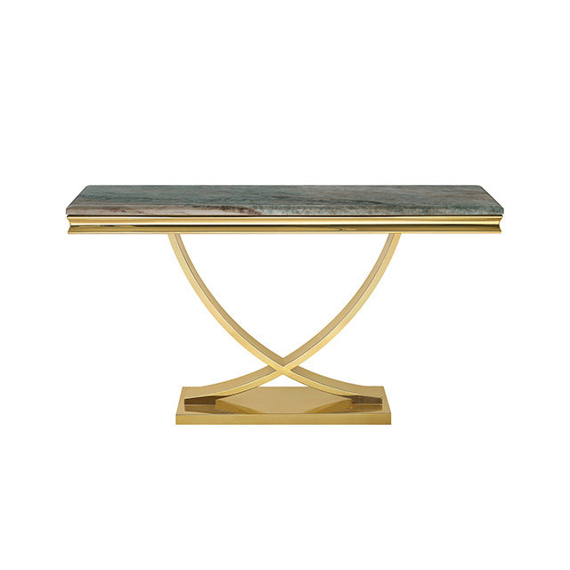 Wettingen Sofa Table, Gold/Green - view 2
