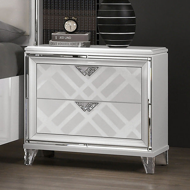 Emmeline Night Stand, White