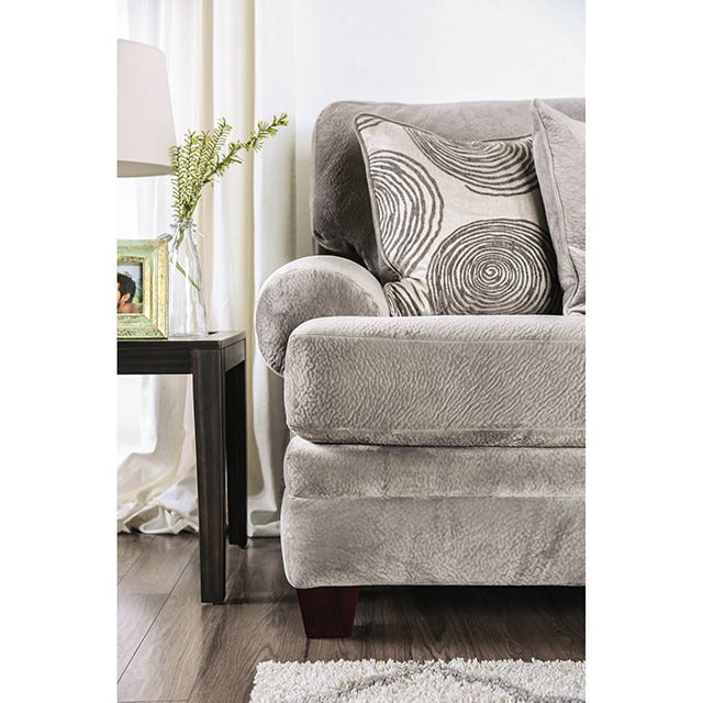 Bonaventura Sofa, Gray/Pattern - view 3