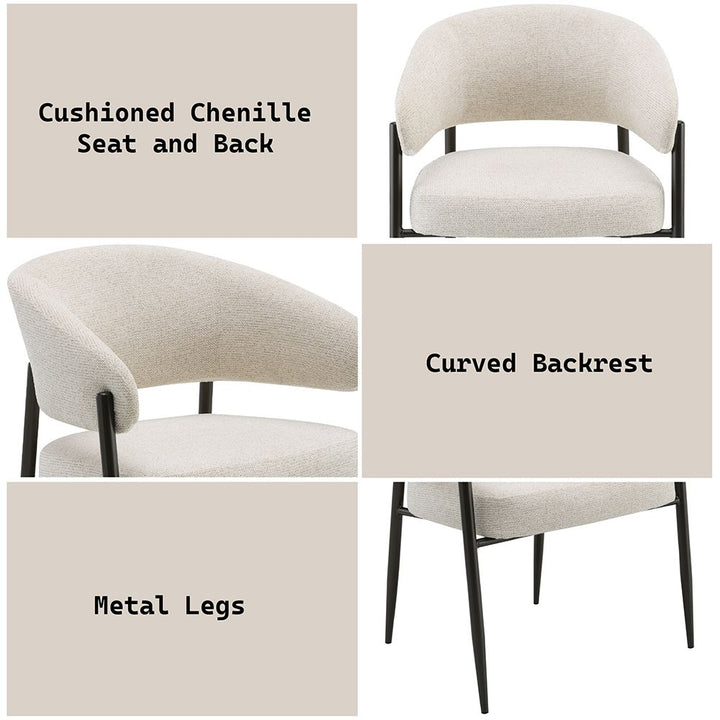 Jirina Arm Chair (Set-2) – features callout
