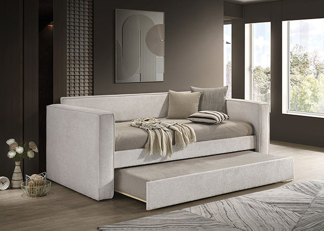 Walsall Twin Daybed W/ Trundle, Pearl White - view 3