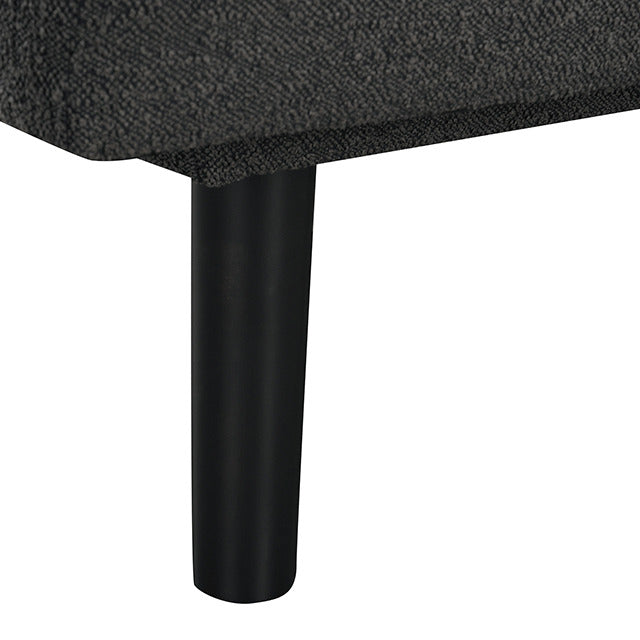 Naperville Futon Sofa, Dark Gray - view 6