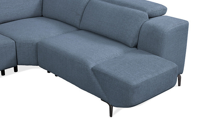 Melancton Power Sectional, Blue - view 2