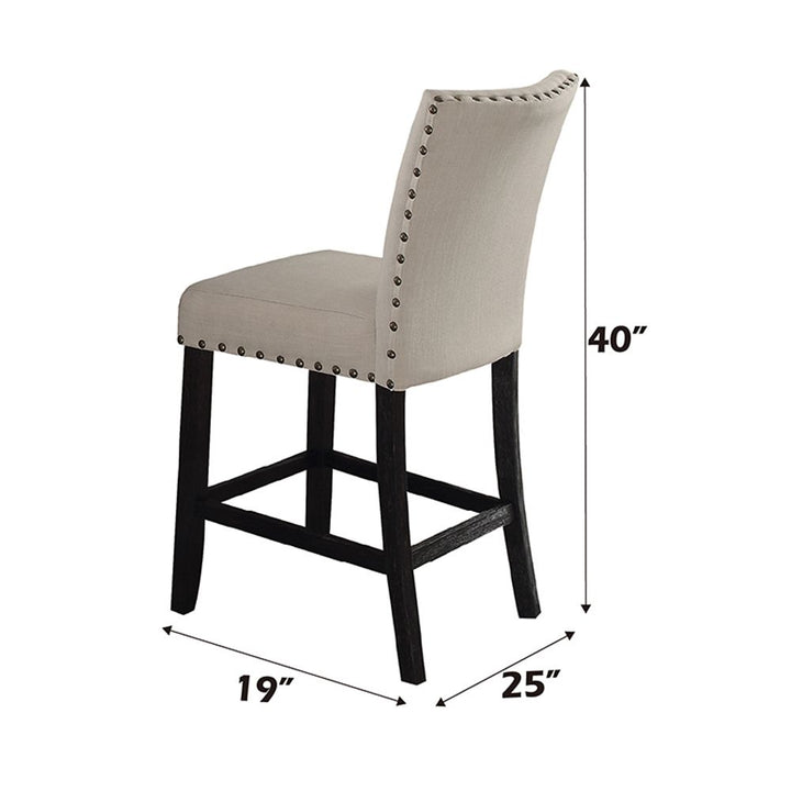 Nolan Counter Height Chair (Set-2) – line drawing