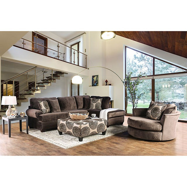 Bonaventura Sectional, Brown - view 2