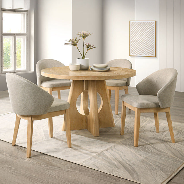 Ozark 5 Pc. Dining Table Set, Oak - view 3