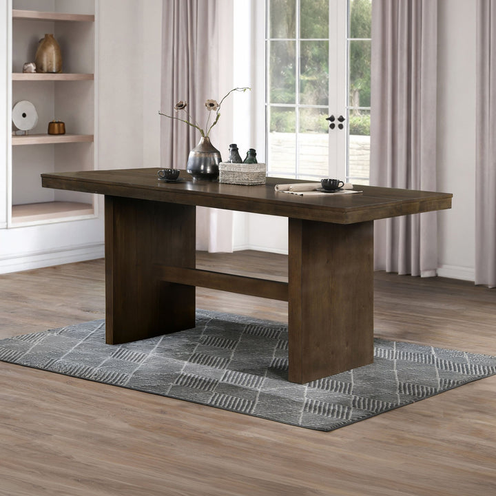 Kody Rectangle Counter Table Base-Dk Walnut