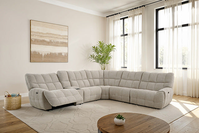Southwold Power Sectional, Beige - view 5