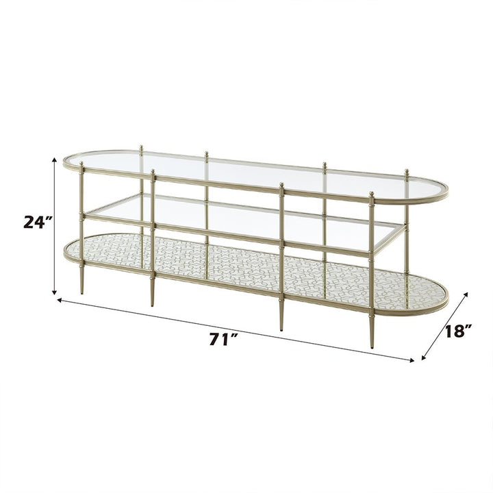 Zaba TV Stand – dimensions diagram