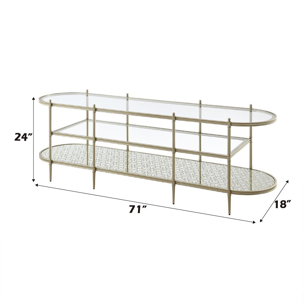 Zaba TV Stand – dimensions diagram