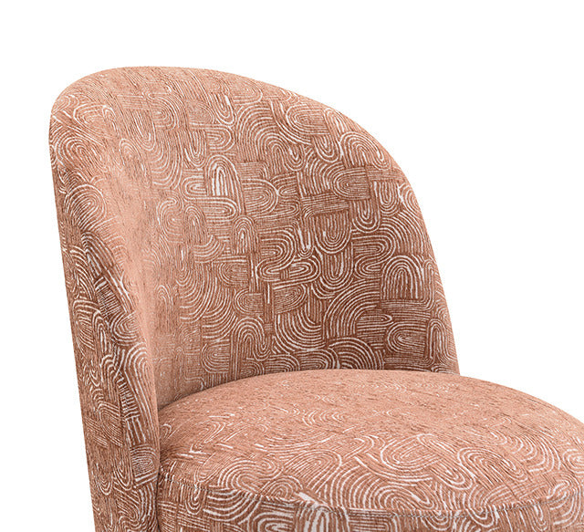 Vara Dining Swivel Chair, Rust Orange - view 7